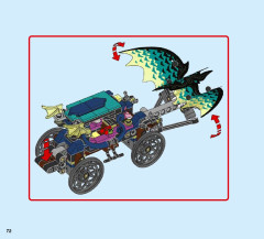 LEGO 41195 instructions page 72 – build guide