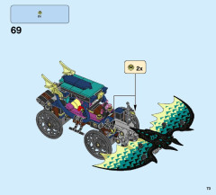 LEGO 41195 instructions page 73 – build guide