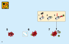 LEGO 41234 instructions page 8 – build guide