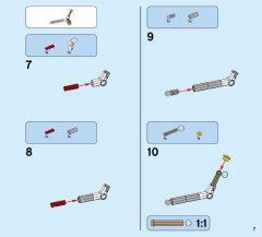 LEGO 41237 instructions page 7 – build guide
