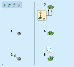 LEGO 41237 instructions page 72 – build guide