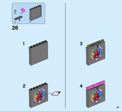 LEGO 41238 instructions page 43 – build guide