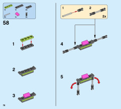 LEGO 41238 instructions page 76 – build guide