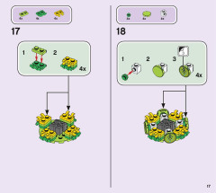 LEGO 41252 instructions page 17 – build guide