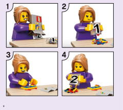 LEGO 41252 instructions page 2 – build guide