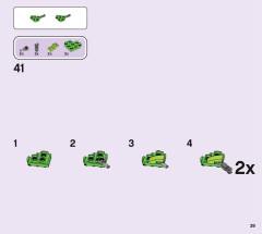 LEGO 41252 instructions page 39 – build guide