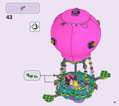 LEGO 41252 instructions page 43 – build guide