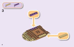 LEGO 41253 instructions page 8 – build guide