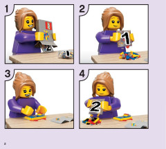 LEGO 41254 instructions page 2 – build guide
