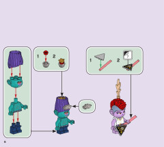 LEGO 41254 instructions page 6 – build guide