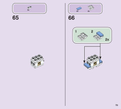 LEGO 41254 instructions page 73 – build guide