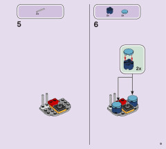 LEGO 41254 instructions page 9 – build guide