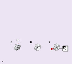 LEGO 41256 instructions page 70 – build guide