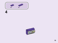 LEGO 41258 instructions page 13 – build guide