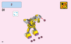 LEGO 41287 instructions page 40 – build guide