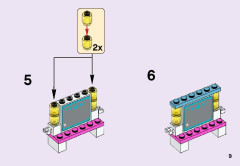 LEGO 41302 instructions page 9 – build guide