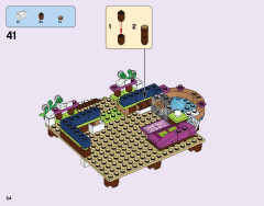 LEGO 41323 instructions page 54 – build guide