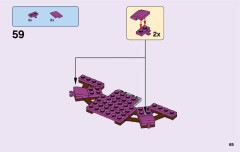 LEGO 41334 instructions page 65 – build guide