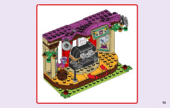 LEGO 41334 instructions page 73 – build guide