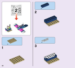 LEGO 41343 instructions page 40 – build guide