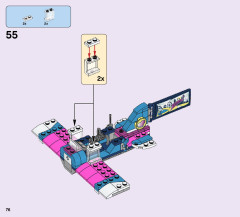 LEGO 41343 instructions page 76 – build guide