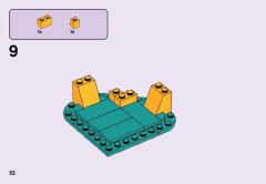 LEGO 41354 instructions page 10 – build guide