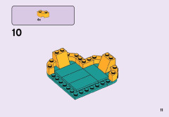 LEGO 41354 instructions page 11 – build guide