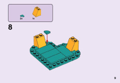 LEGO 41354 instructions page 9 – build guide