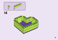 LEGO 41358 instructions page 15 – build guide