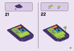LEGO 41358 instructions page 21 – build guide