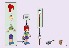 LEGO 41358 instructions page 3 – build guide