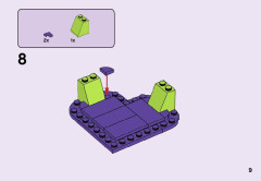 LEGO 41358 instructions page 9 – build guide