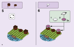 LEGO 41364 instructions page 8 – build guide