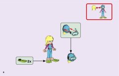LEGO 41378 instructions page 6 – build guide