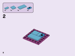 LEGO 41384 instructions page 8 – build guide
