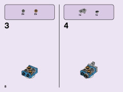 LEGO 41387 instructions page 8 – build guide