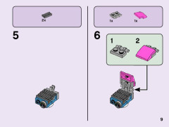 LEGO 41387 instructions page 9 – build guide