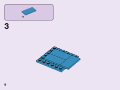 LEGO 41388 instructions page 8 – build guide