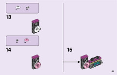 LEGO 41390 instructions page 43 – build guide