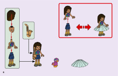 LEGO 41390 instructions page 6 – build guide