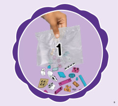 LEGO 41391 instructions page 3 – build guide