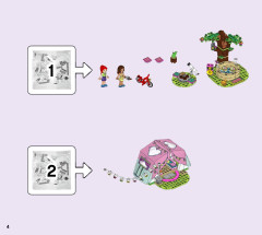 LEGO 41392 instructions page 4 – build guide