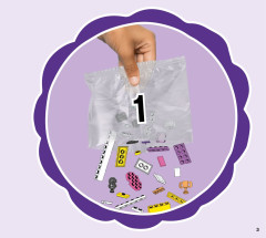 LEGO 41393 instructions page 3 – build guide