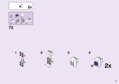 LEGO 41395 instructions page 77 – build guide