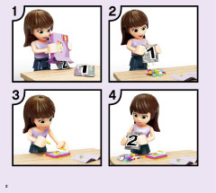 LEGO 41397 instructions page 2 – build guide