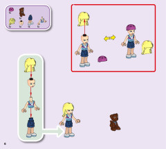 LEGO 41398 instructions page 6 – build guide