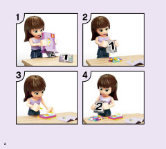 LEGO 41423 instructions page 2 – build guide