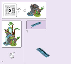 LEGO 41423 instructions page 28 – build guide