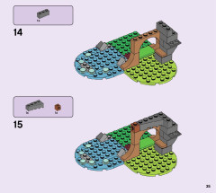 LEGO 41423 instructions page 35 – build guide