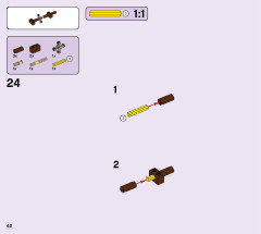 LEGO 41423 instructions page 42 – build guide